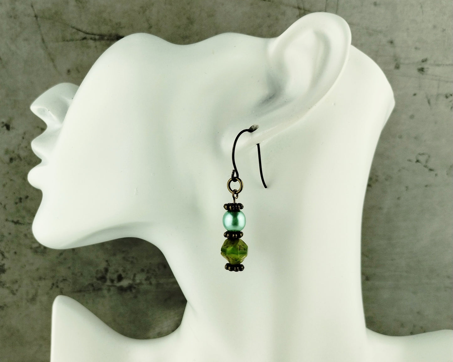 Matching Earrings on Bust