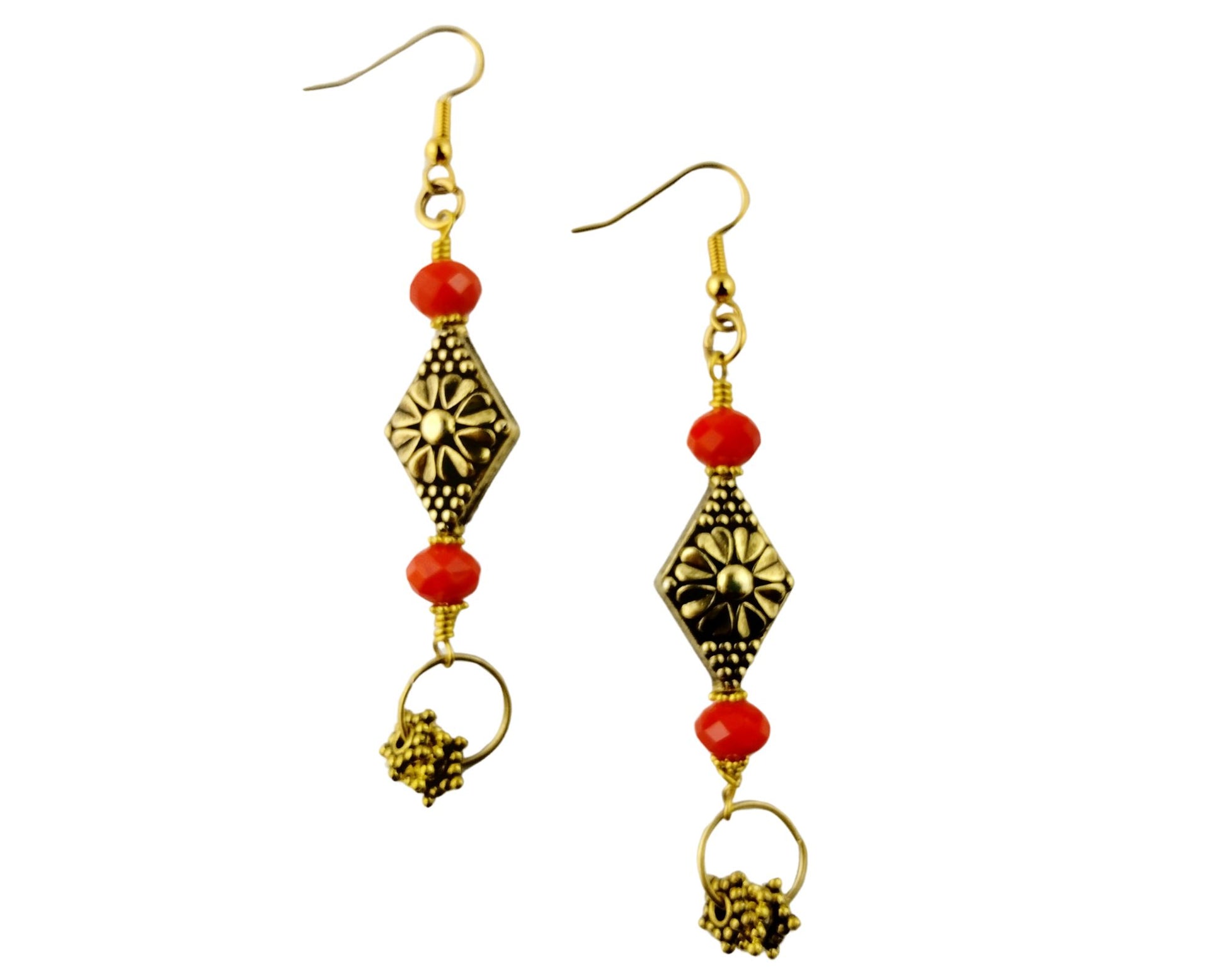 Tangerine Orange Earrings